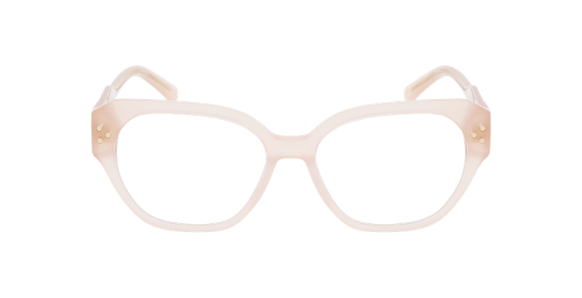 Lunettes de vue femme CARACTÈRES RAFFINÉE marron - Vue de face
