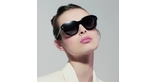 Lunettes de vue femme CARACTÈRES ÉNIGMATIQUE noir - Vue de face
