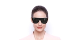 LUNETTES DE SOLEIL SL 1 SLIM noir - Vue de face