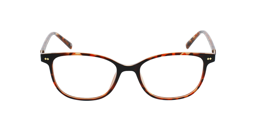 LUNETTES DE VUE femme JOSEPHINE écaille/marron - Vue de face