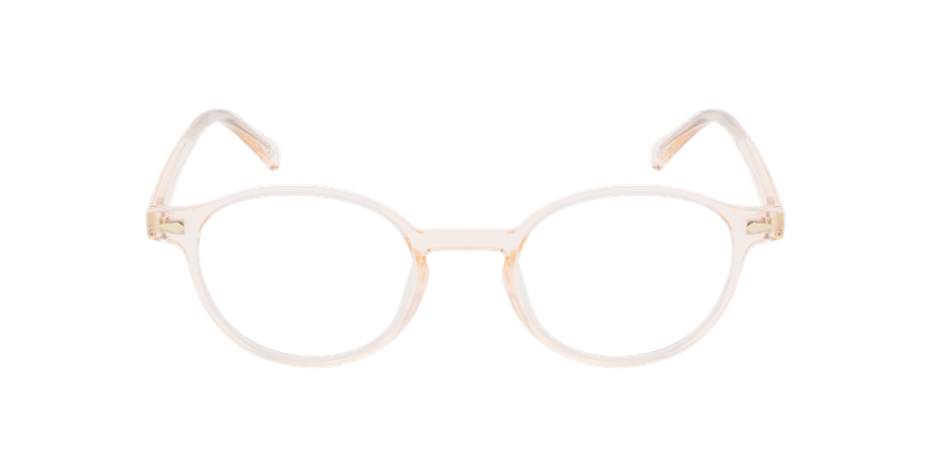 Lunettes de vue homme HARVEY marron - Vue de face