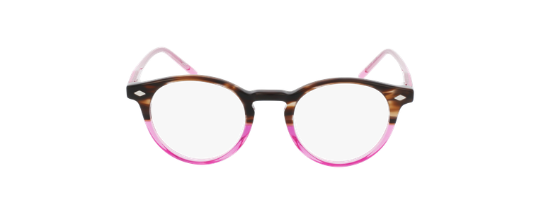 LUNETTES DE VUE femme MAGIC 147 marron/rose - Vue de face