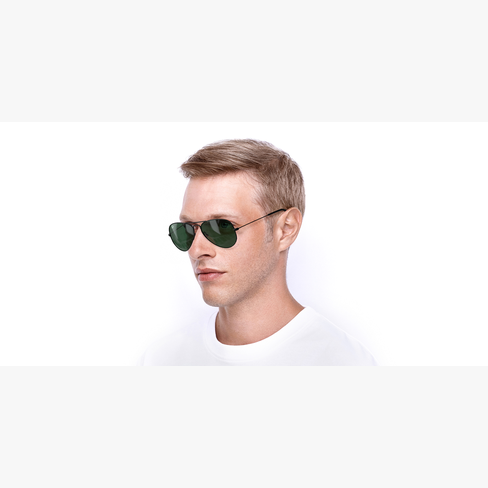 Lunettes de soleil AVIATOR L gris