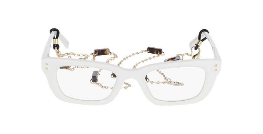 LUNETTES DE VUE femme CREATIVE blanc - Vue de face