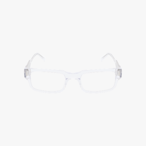 Lunettes de vue homme CARACTÈRES AMBITIEUX blanc Vue de face