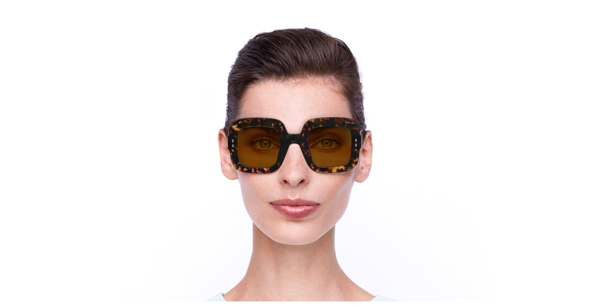 LUNETTES DE SOLEIL femme IM 0074/G/S écaille - Vue de face