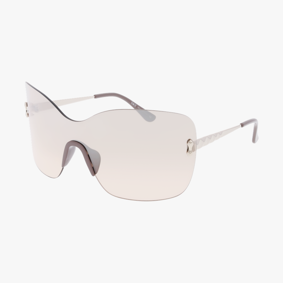 Lunettes de soleil femme AMBRA marron - Vue de face