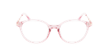 Lunettes de vue femme LAURE rose - Vue de face