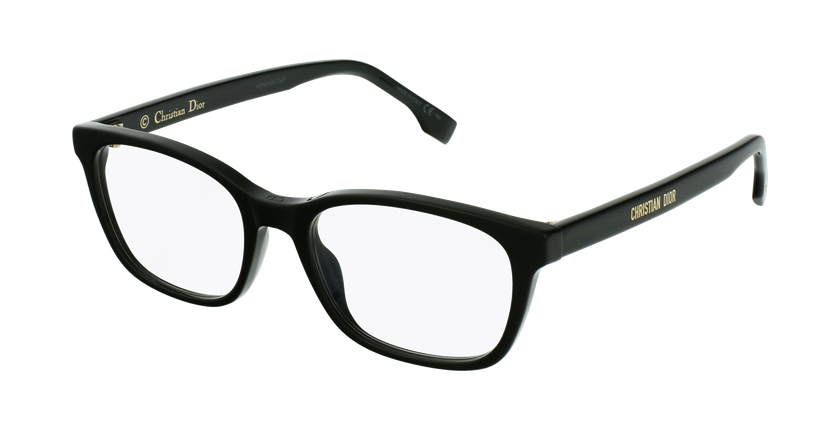 Lunettes de vue femme DIORETOILE2 noir/rose - Vue de 3/4