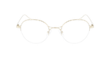 Lunettes de vue femme MAGIC 168 dorée - Vue de face