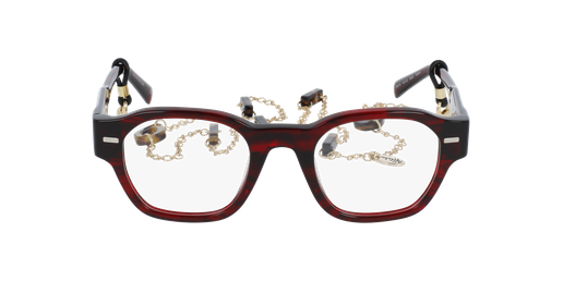 LUNETTES DE VUE femme AUTHENTIQUE rouge marbré