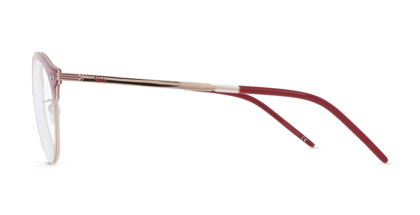 Lunettes de vue femme MAGIC 199 rose/dorée - Vue de face