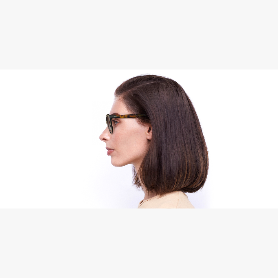 Lunettes de soleil femme SIENNA écaille - Vue de côté