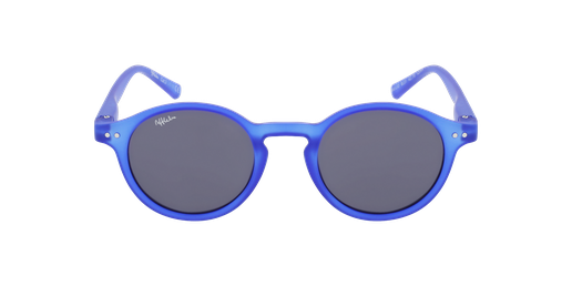 LUNETTES DE SOLEIL enfant LIO bleu/bleu foncé matVue de face