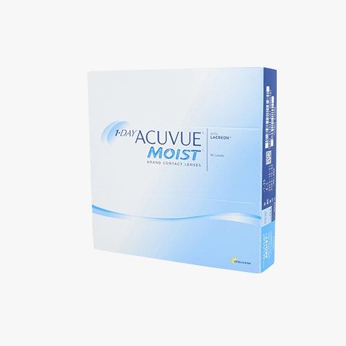 Lentilles de contact 1 Day Acuvue Moist 30L - Vue de face