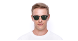 LUNETTES DE SOLEIL CLUBMASTER noir - Vue de face
