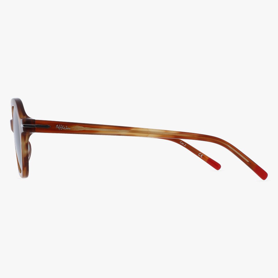 Lunettes de soleil femme VEZENAZ écaille - Vue de face