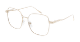 Lunettes de vue femme MAGIC313 dorée - Vue de face