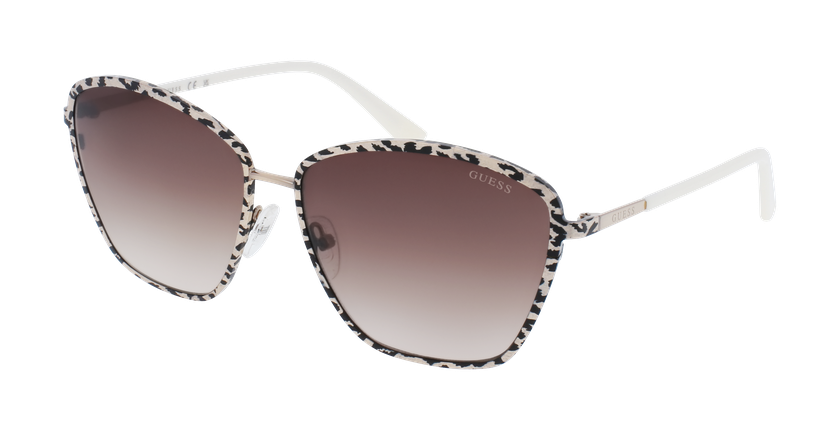 LUNETTES DE SOLEIL femme GU7848 doré - Vue de face