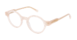 Lunettes de vue femme CARACTÈRES POÉTIQUE marron - Vue de face