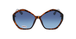 LUNETTES DE SOLEIL femme GU7813 écaille/bleu - Vue de face