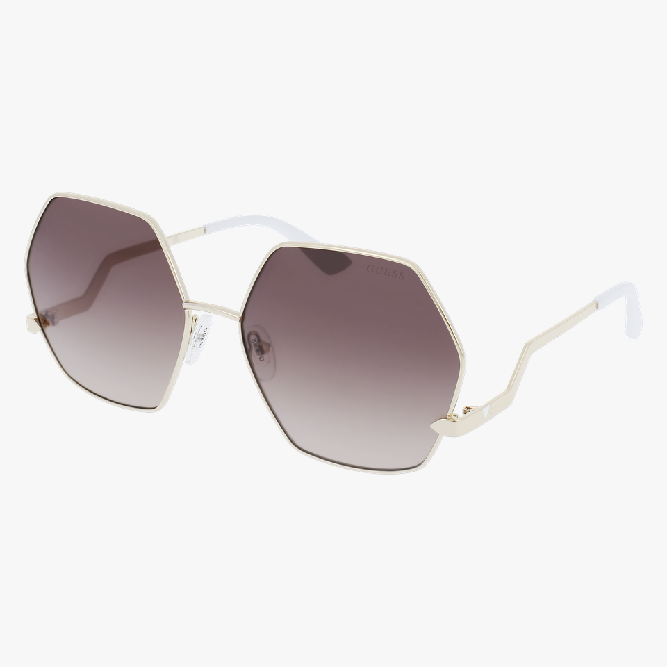 Lunettes de soleil femme GU7815 dorée - Vue de face