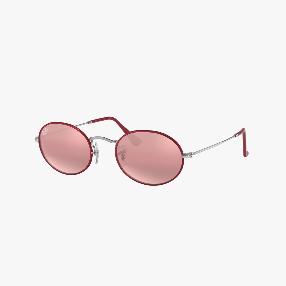 Lunettes de soleil 0RB3547 argenté/rose - Vue de face