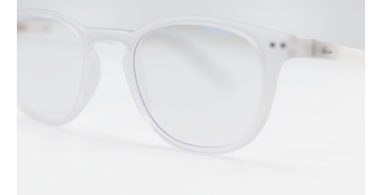 LUNETTES DE VUE FORTY anti-lumière bleue Blanche blanc/blanc