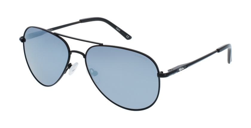 LUNETTES DE SOLEIL RUSSEL noir - Vue de face