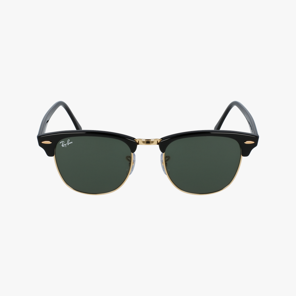 Lunettes de soleil CLUBMASTER noir - Vue de face