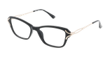 Lunettes de vue femme ELISE noir - Vue de face