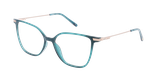 Lunettes de vue femme MAGIC250 vert - Vue de face