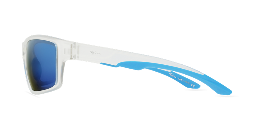 LUNETTES DE SOLEIL homme IGOR POLARIZED blanc/bleu - Vue de côté