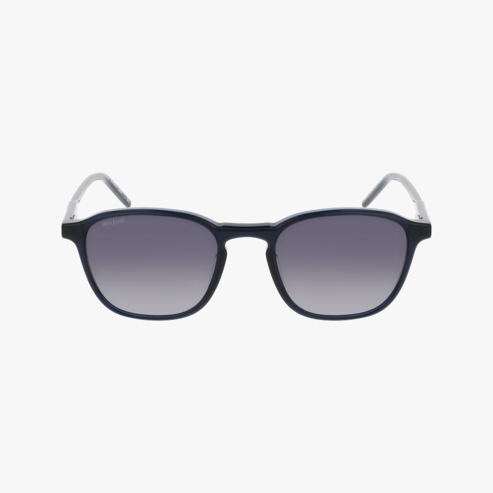 Lunettes de soleil homme BORMIO bleu - Vue de face