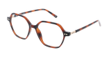 Lunettes de vue femme MAIWEN écaille - Vue de face