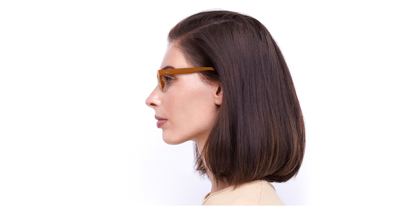 LUNETTES DE SOLEIL femme MONTGOMERY orange - Vue de face