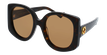 LUNETTES DE SOLEIL femme GG1257S écaille - Vue de face