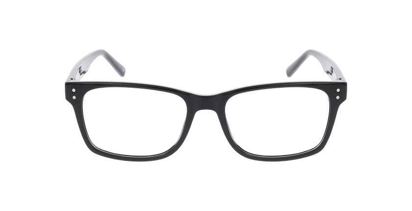 Lunettes de vue homme DANIEL noir - Vue de face