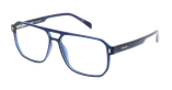 Lunettes de vue homme HERMANN bleu - Vue de face