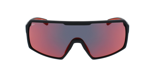 LUNETTES DE SOLEIL LUTON noir/rougeVue de face