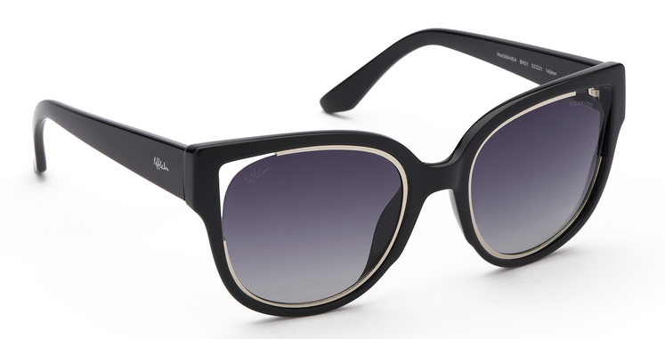 LUNETTES DE SOLEIL femme MAHEA POLARIZED noir/argenté