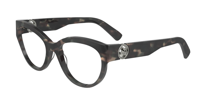 Lunettes de vue femme LO2728 écaille/vert - Vue de face
