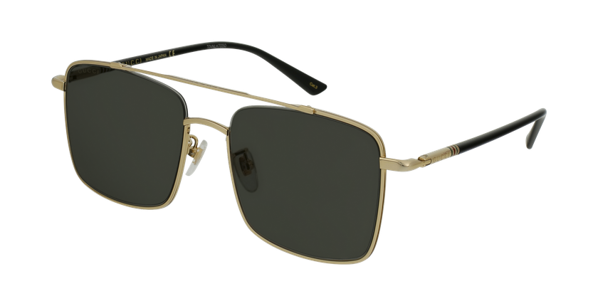 LUNETTES DE SOLEIL homme GG610SK doré - vue de 3/4