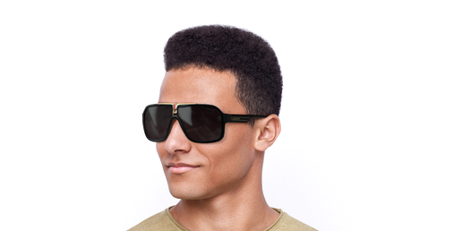 LUNETTES DE SOLEIL homme 1014/S noir/bleu