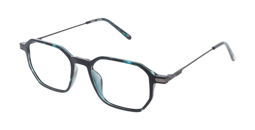 Lunettes de vue homme MAGIC260 écaille/vert - Vue de face