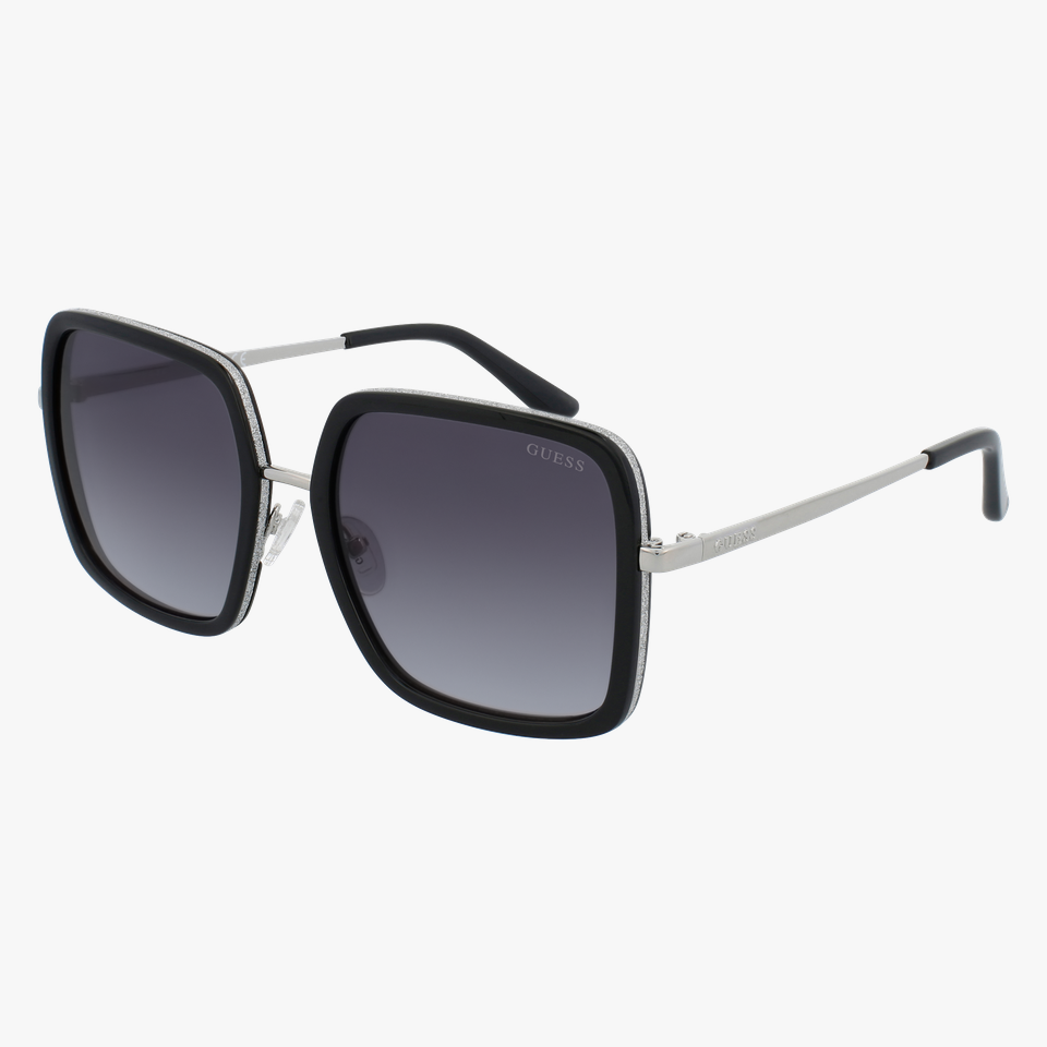 Lunettes de soleil femme GU7602 noir - Vue de 3/4