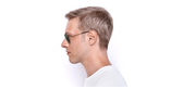 LUNETTES DE SOLEIL AVIATOR L gris - Vue de côté