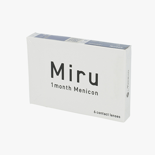 Lentilles de contact Menicon Miru 1 Month - Vue de face