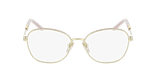Lunettes de vue femme 0PR 64YV dorée - Vue de face