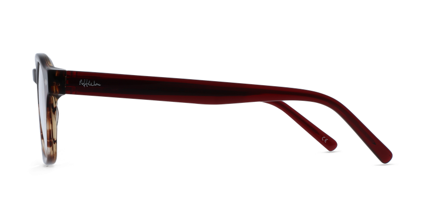 Lunettes de vue homme MAGIC 162 écaille rouge - Vue de face